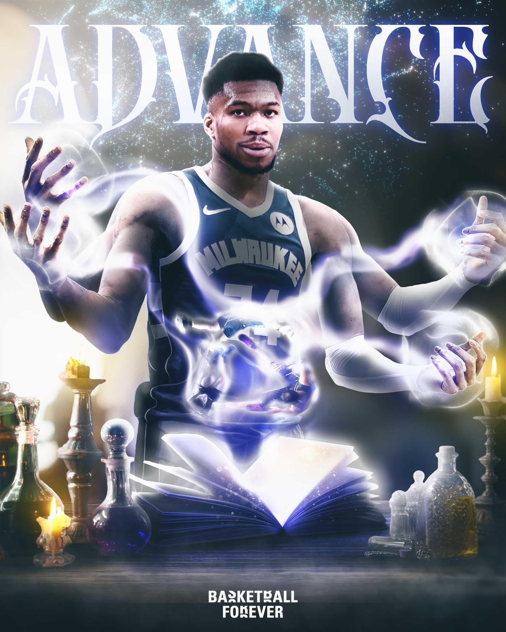 雄鹿后卫突破神功，率队大胜活塞